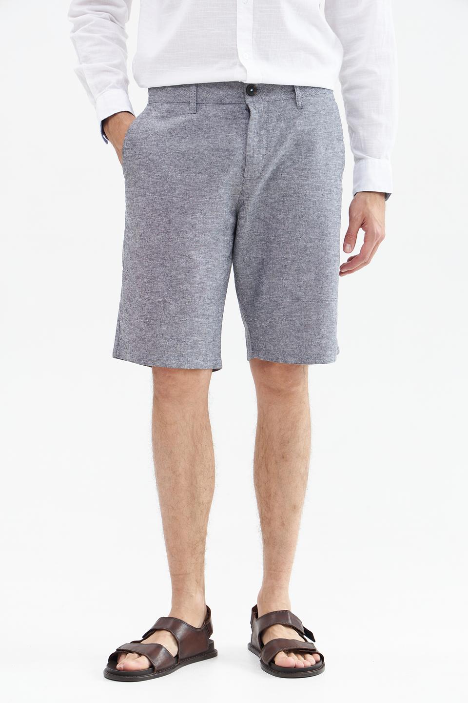 Шорты Tom Tailor серые меланж