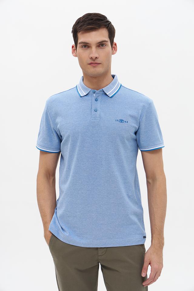 Поло Tom Tailor мужское голубое