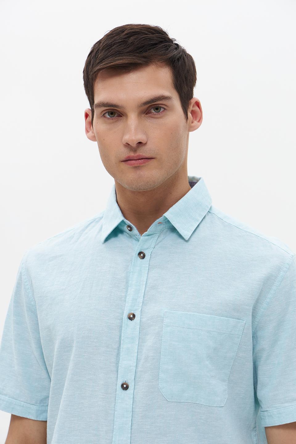 Рубашка кр-рукав Tom Tailor мятная