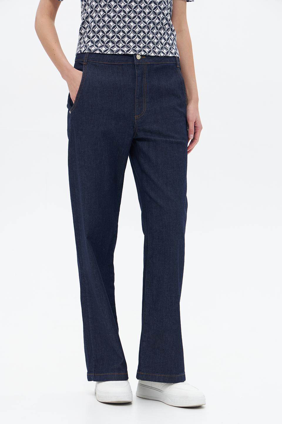 Джинсы прямые MORE and MORE синие