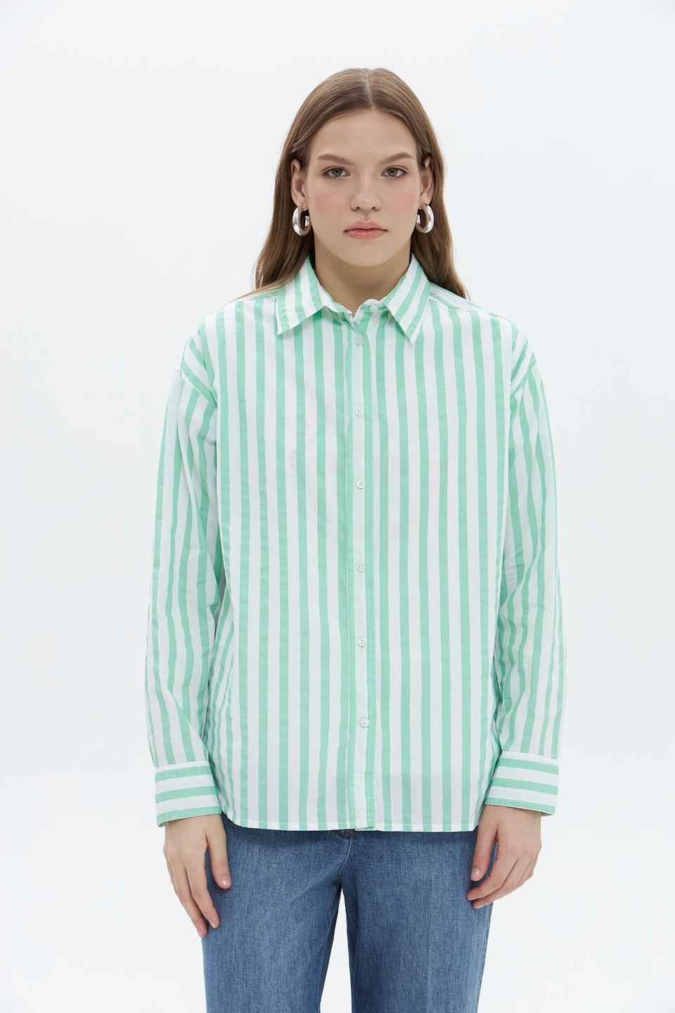 Блуза Broadway в полоску мятный