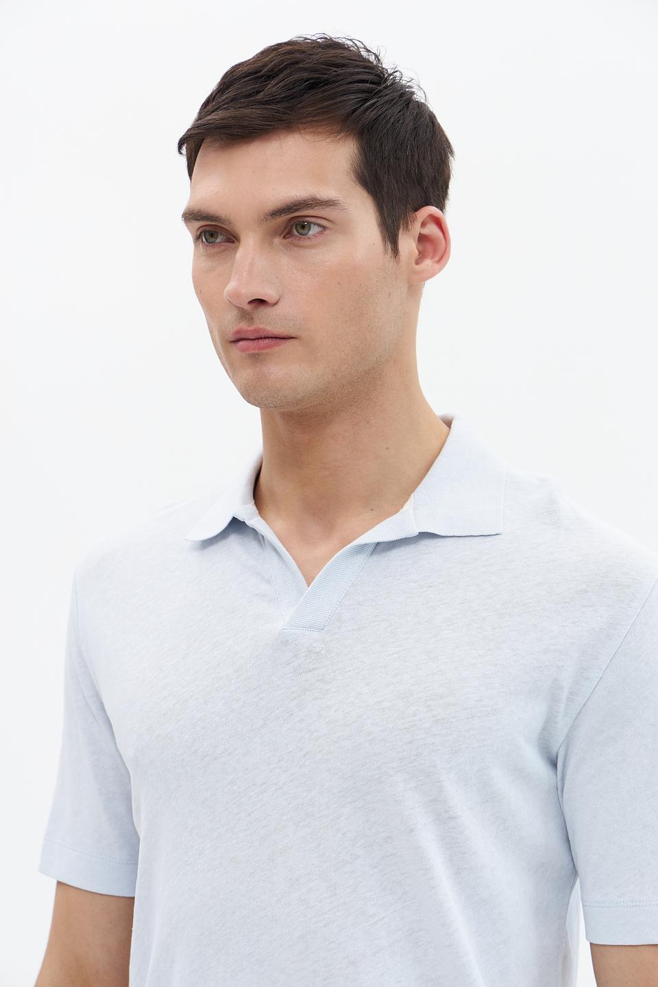 Поло Marc O Polo мужское светло-голубое