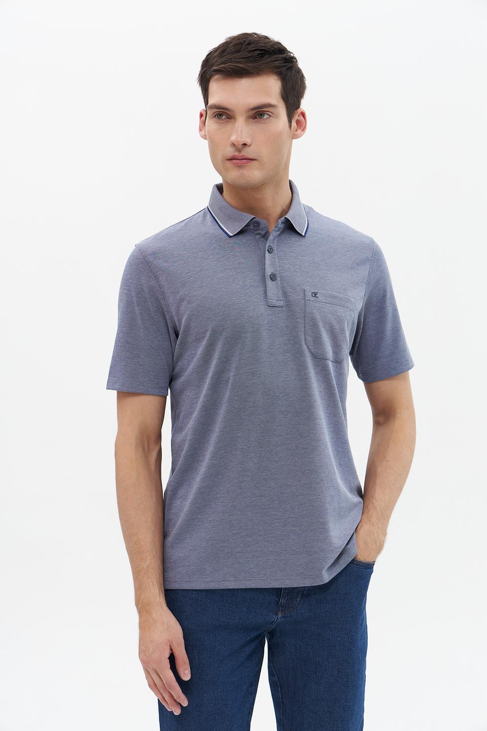 Поло Casa Moda men серое