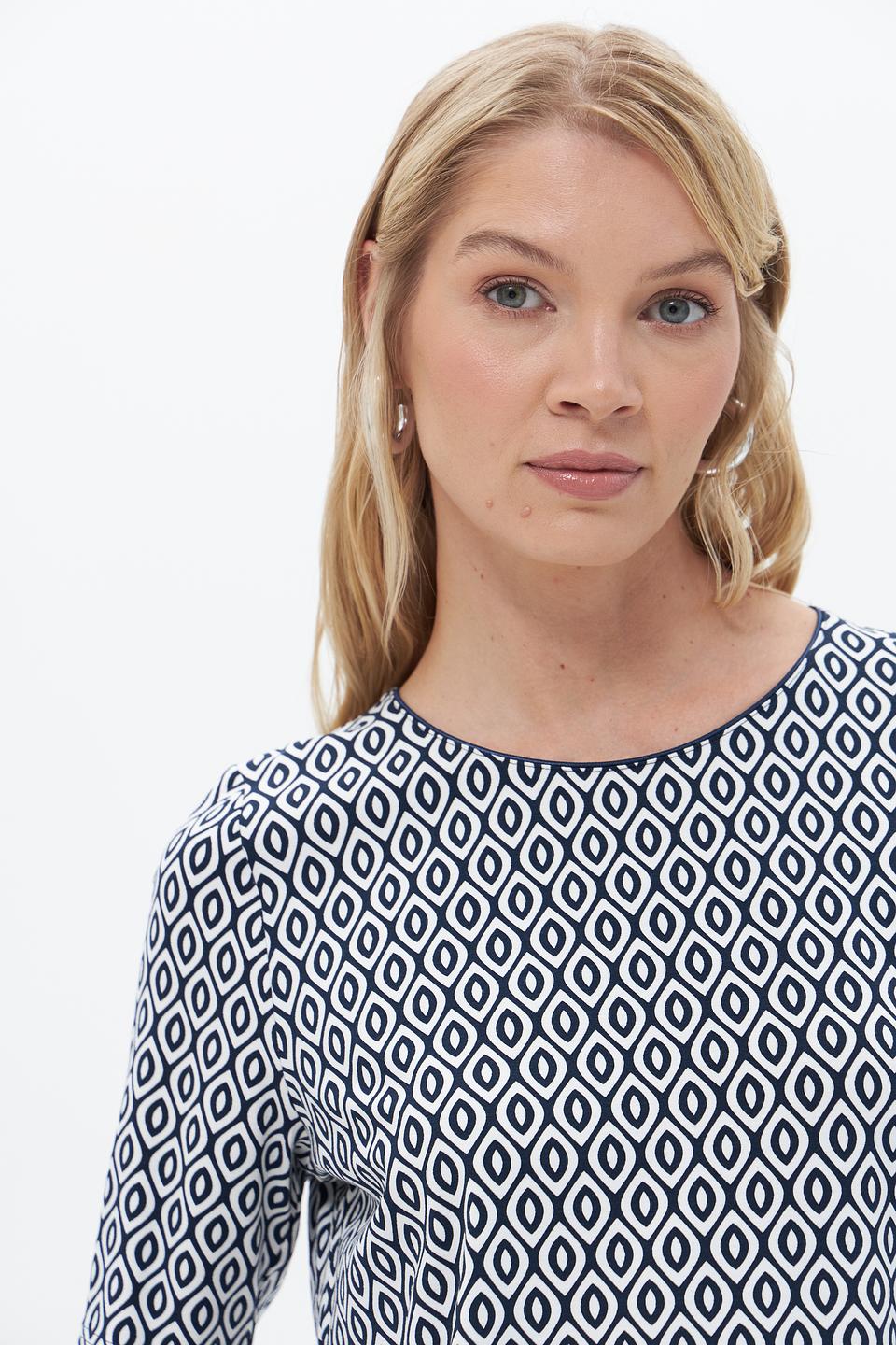 Футболка Frank Walder с геометрическим принтом