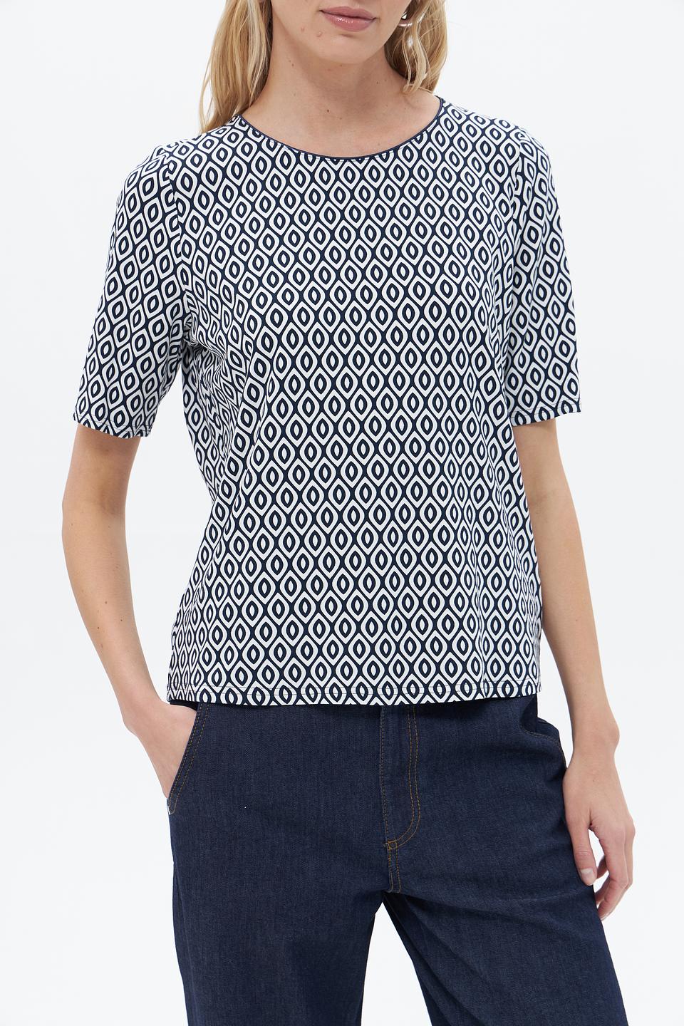 Футболка Frank Walder с геометрическим принтом