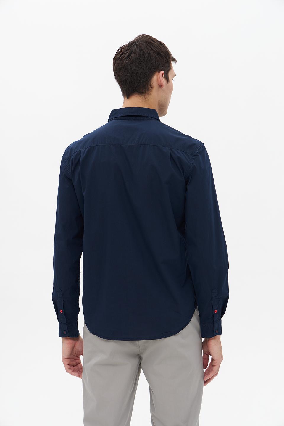 Рубашка Time Zone мужская синяя