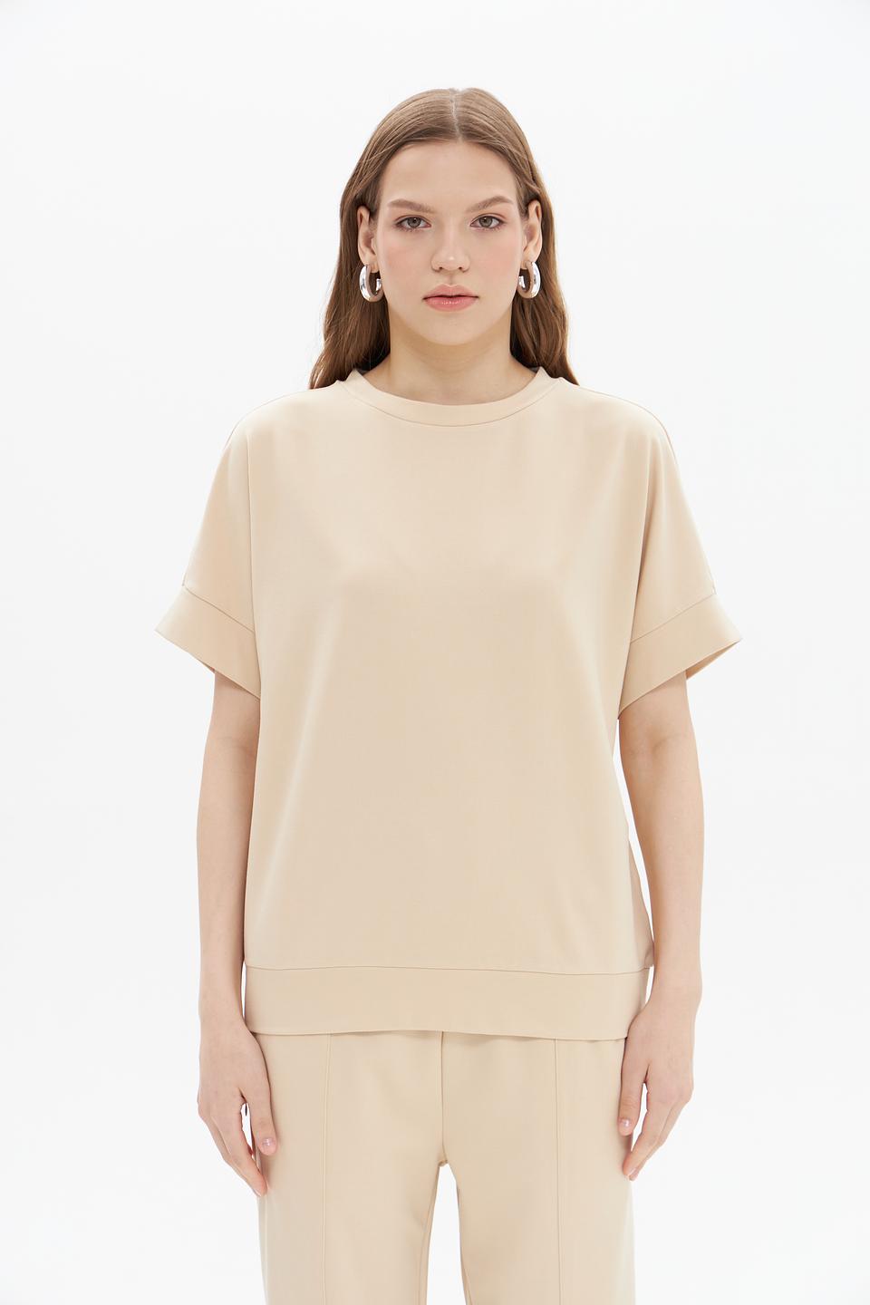 Пуловер UNQ женский бежевый