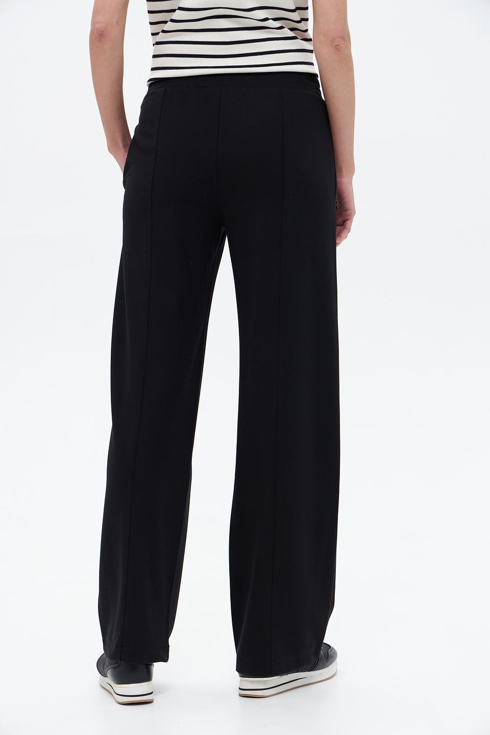 Брюки UNQ женские черные палаццо