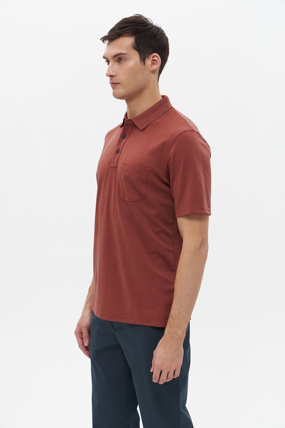 Поло Casa Moda терракотовое