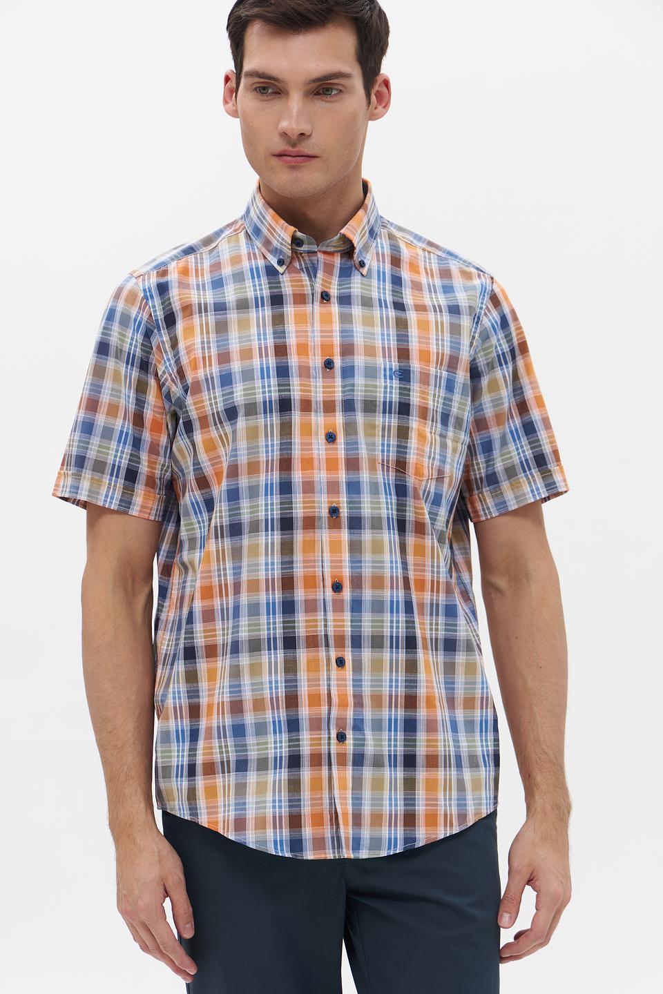 Рубашка кр Casa Moda в клетку