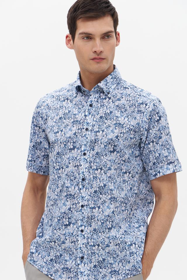 Рубашка кр Casa Moda с принтом