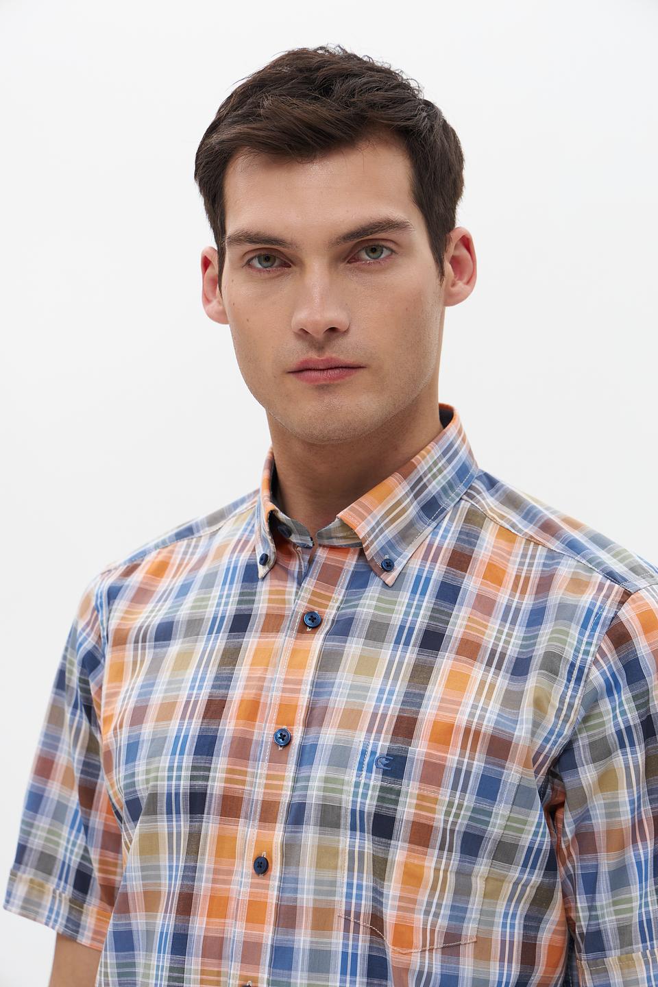 Рубашка кр Casa Moda в клетку