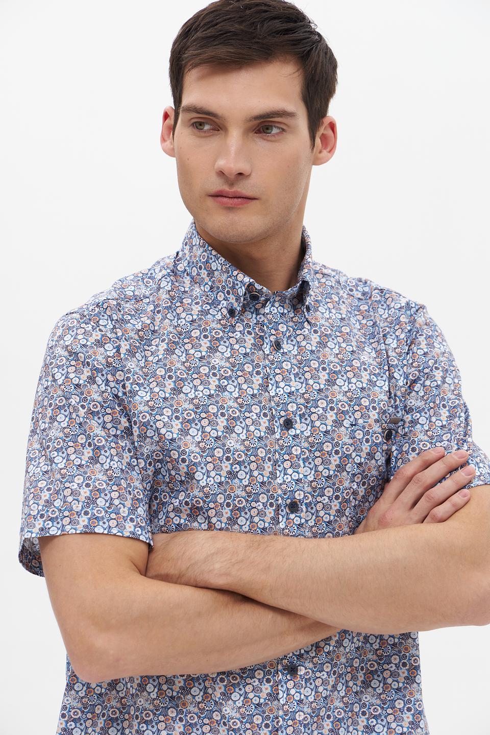 Рубашка кр Casa Moda с принтом