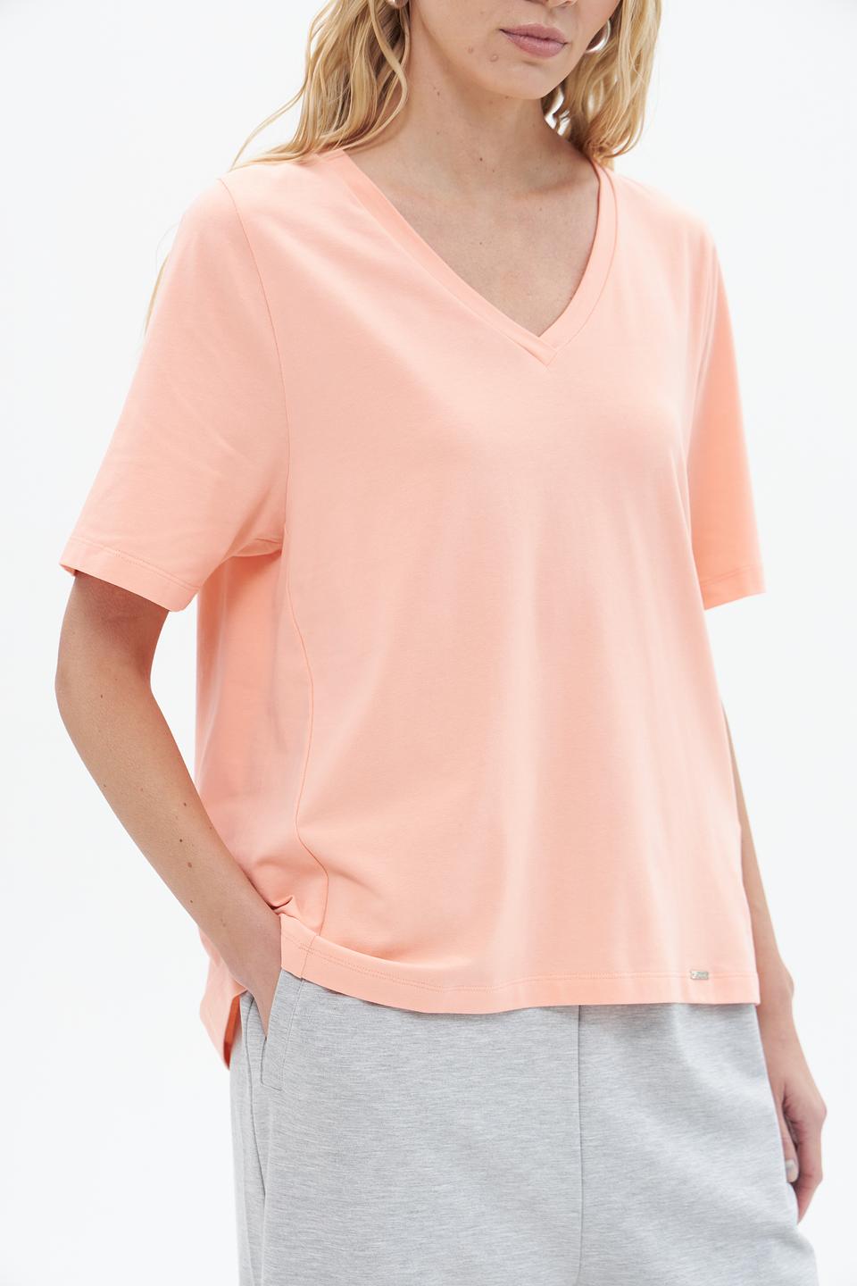 Футболка Cinque женская персиковая