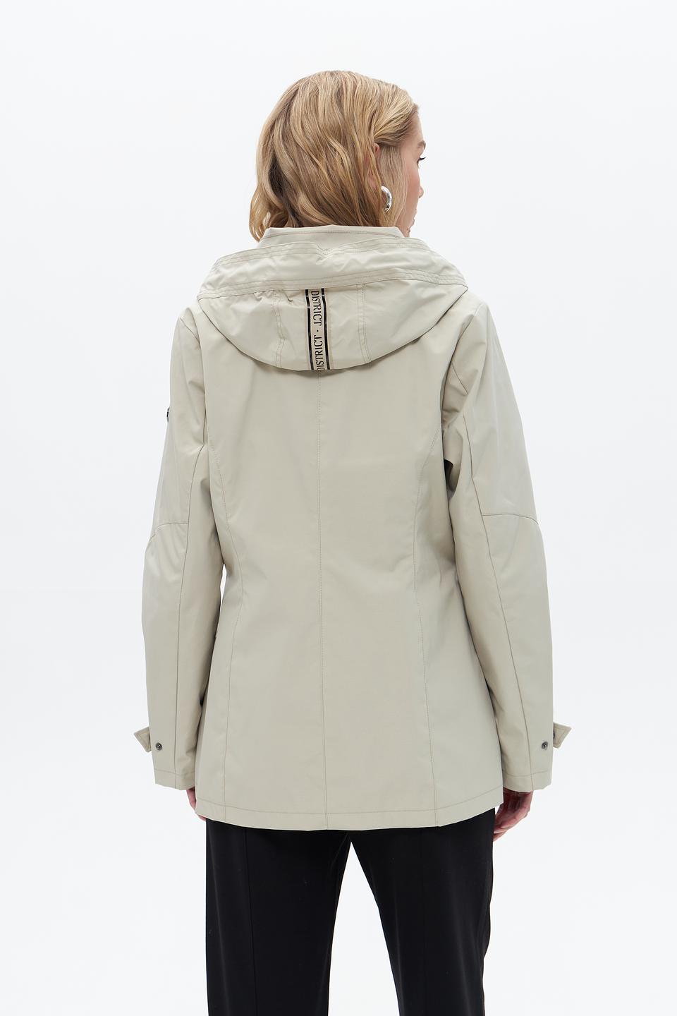 Куртка District женская бежевая