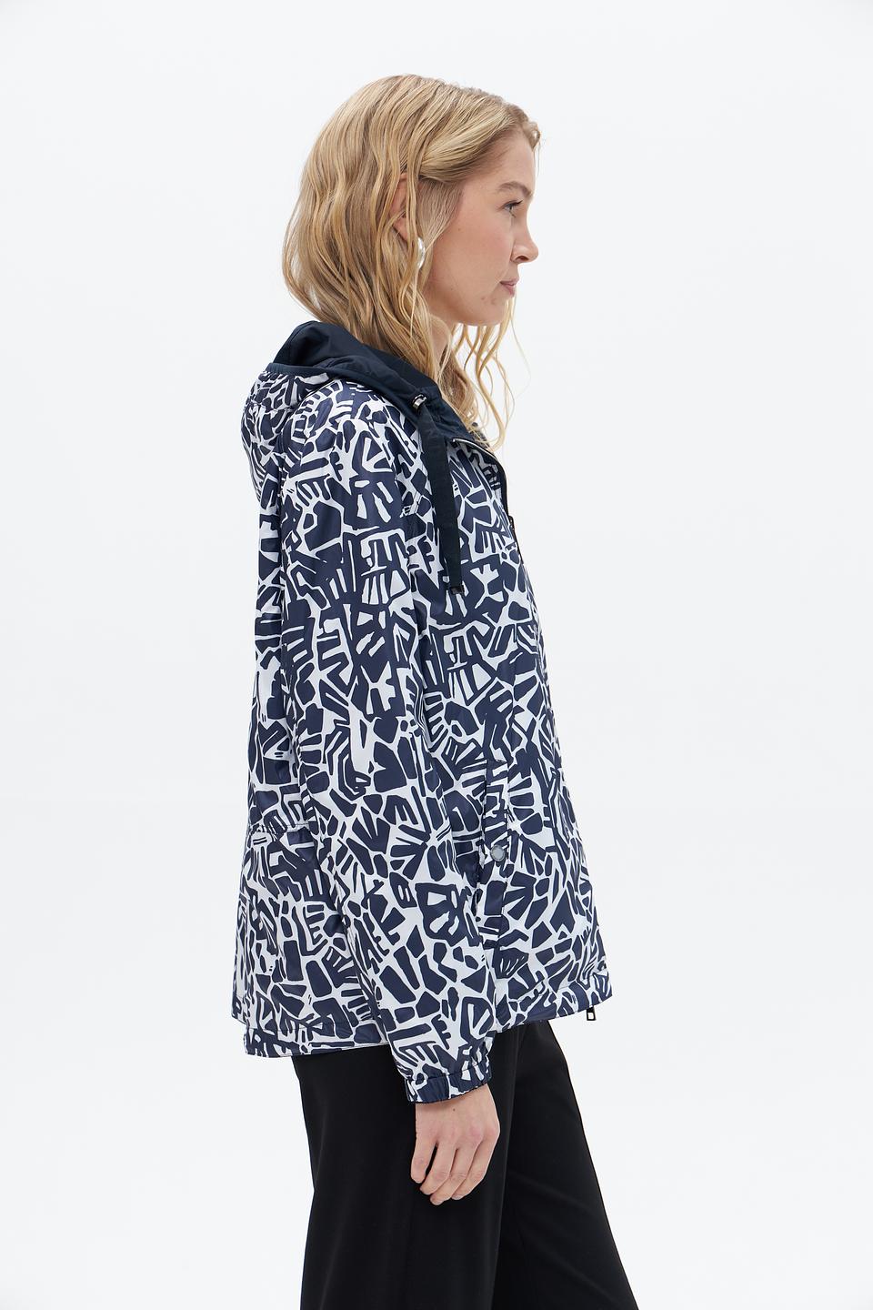 Куртка Lebek с капюшоном синяя