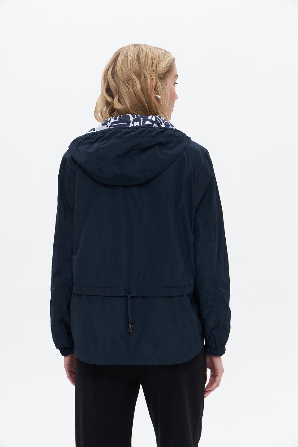 Куртка Lebek с капюшоном синяя