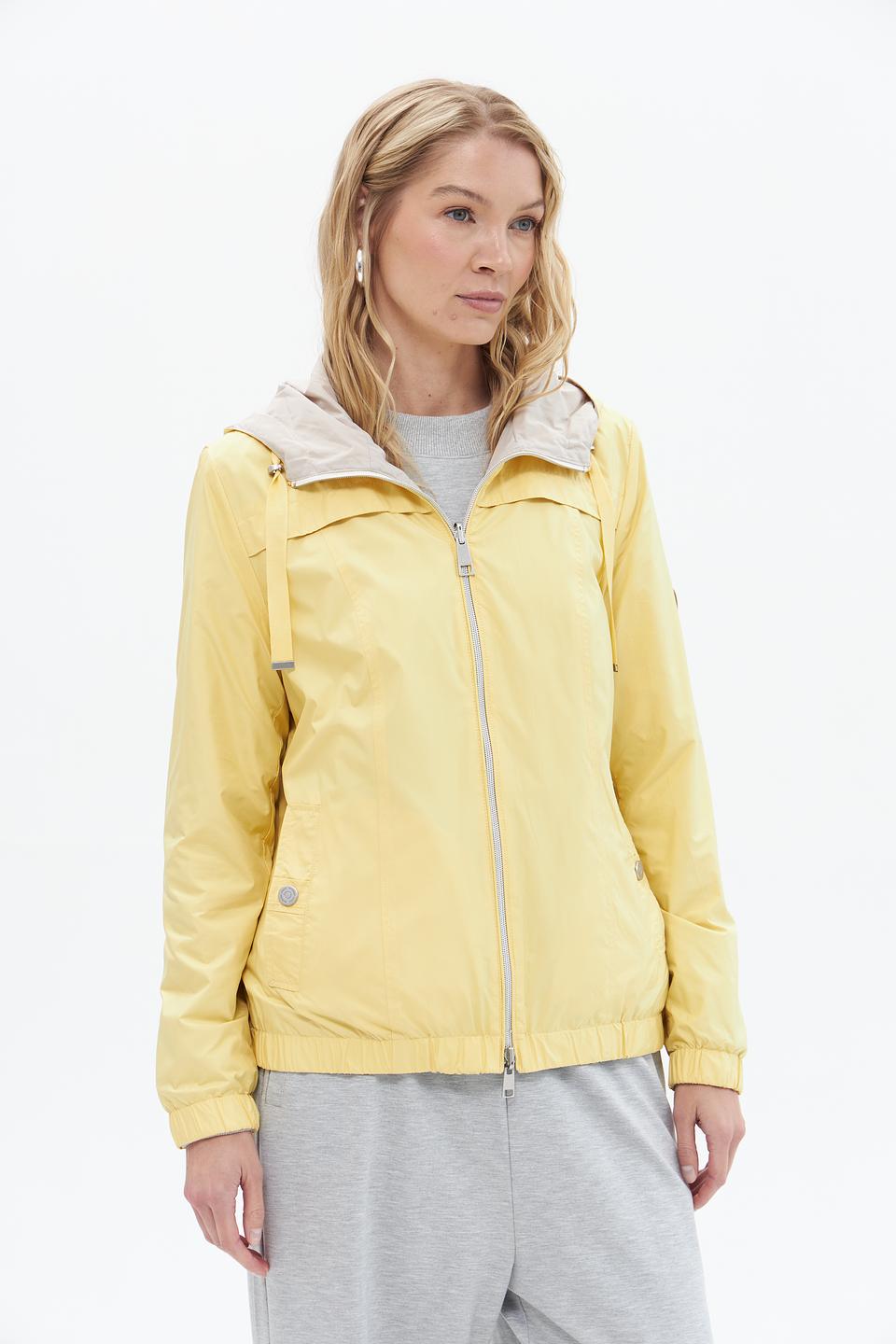 Куртка Lebek с капюшоном жёлтая