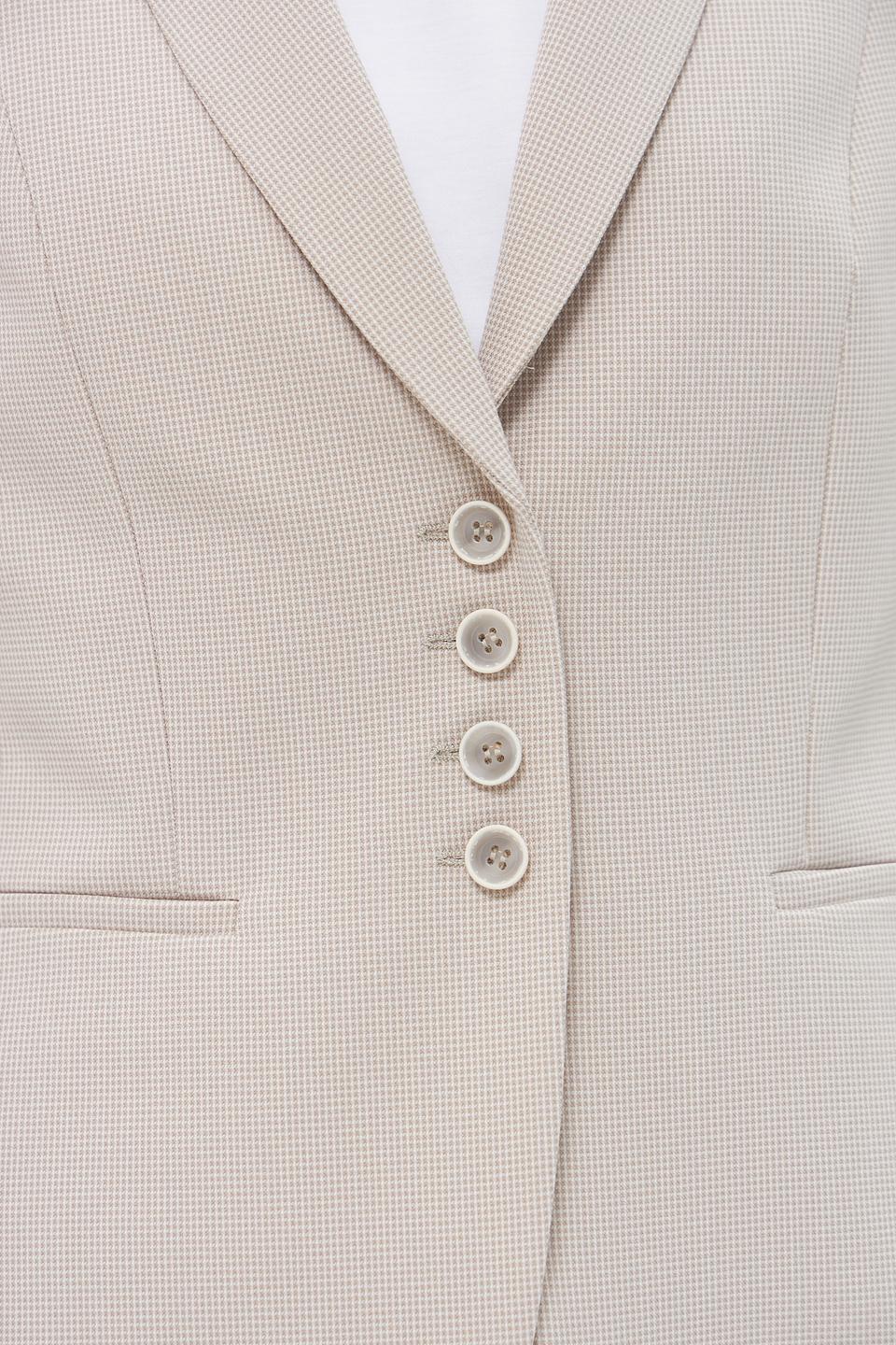 Жакет Bianca приталенный бежевый