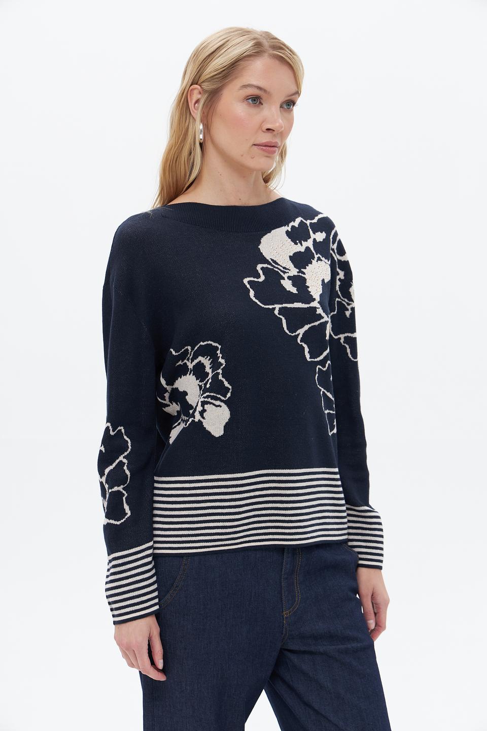 Пуловер Betty Barclay с цветами