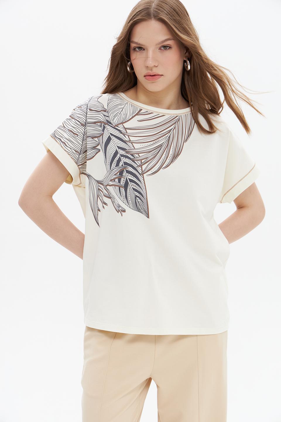 Футболка UNQ с принтом