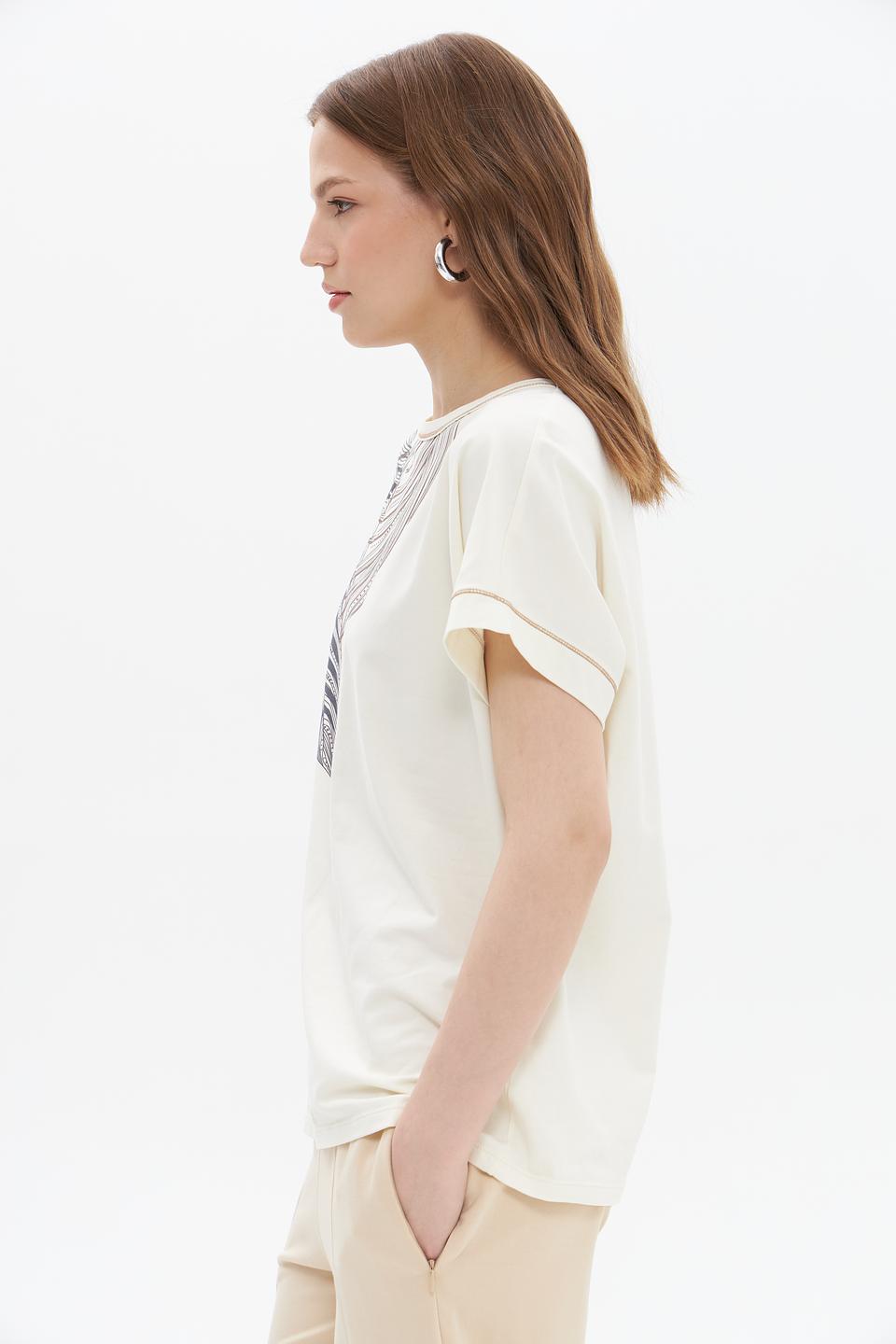 Футболка UNQ с принтом