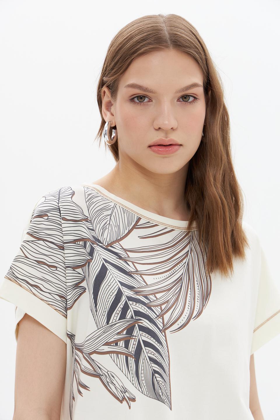 Футболка UNQ с принтом