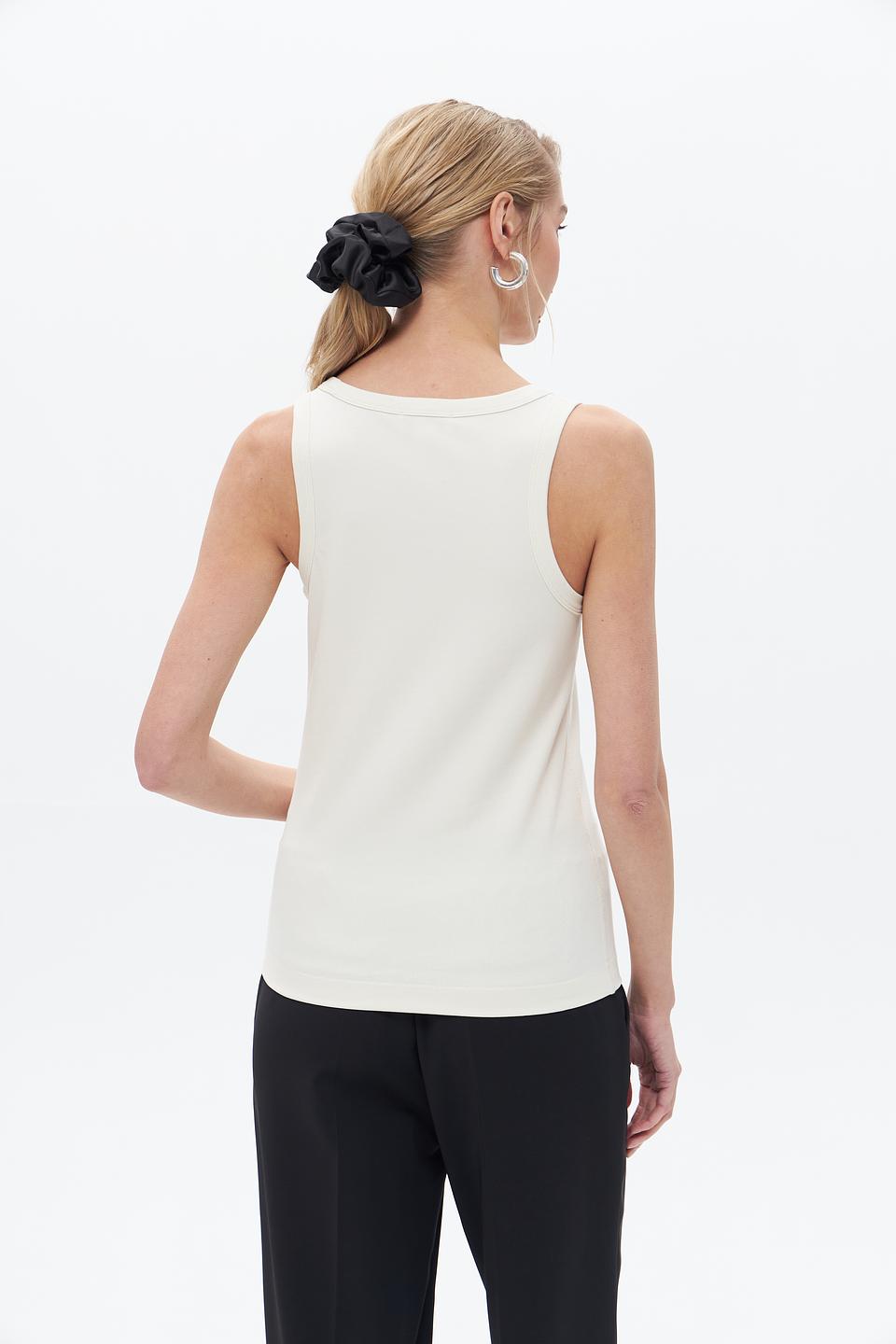 Майка-топ UNQ женская бежевая