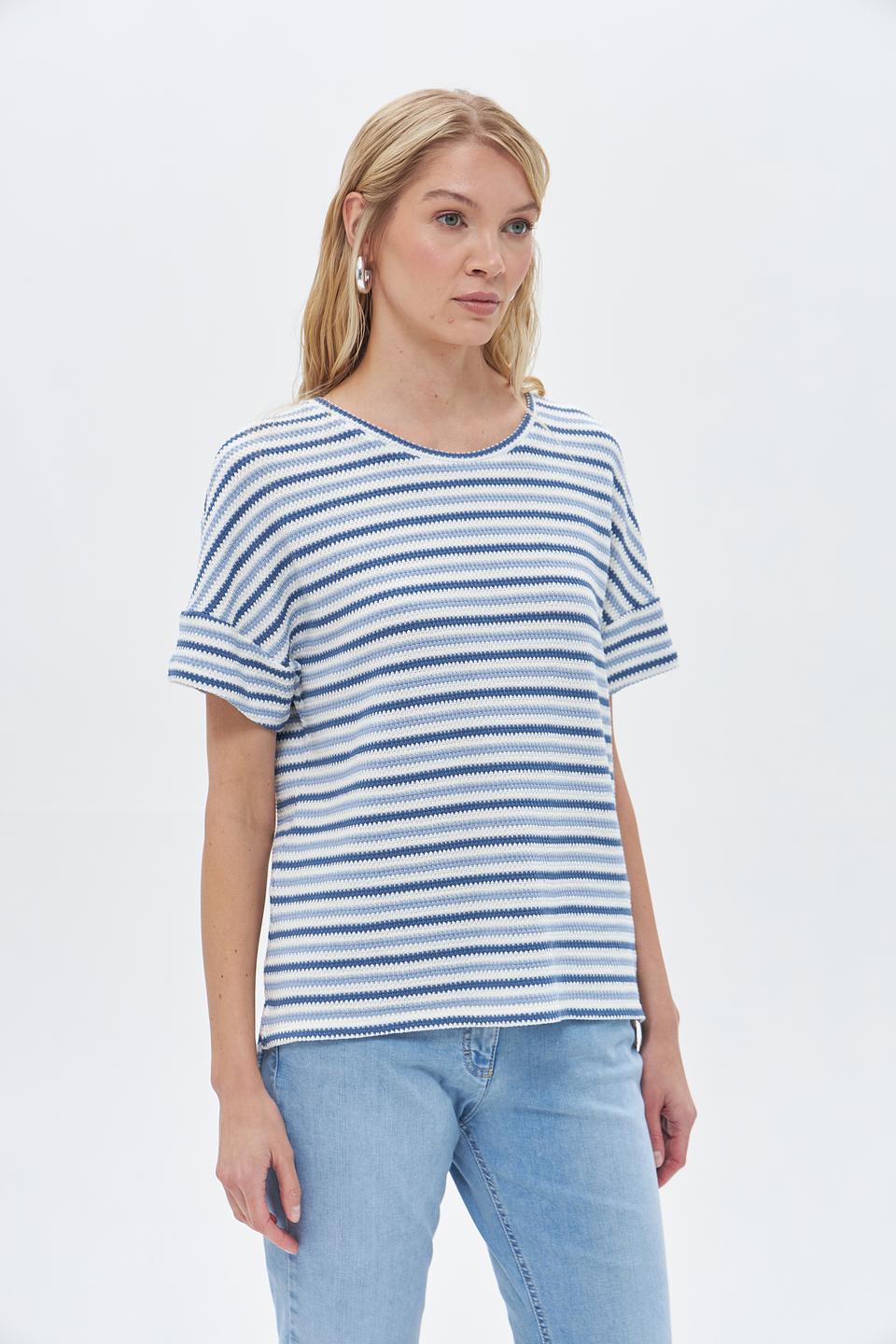 Пуловер Rabe collection в полоску