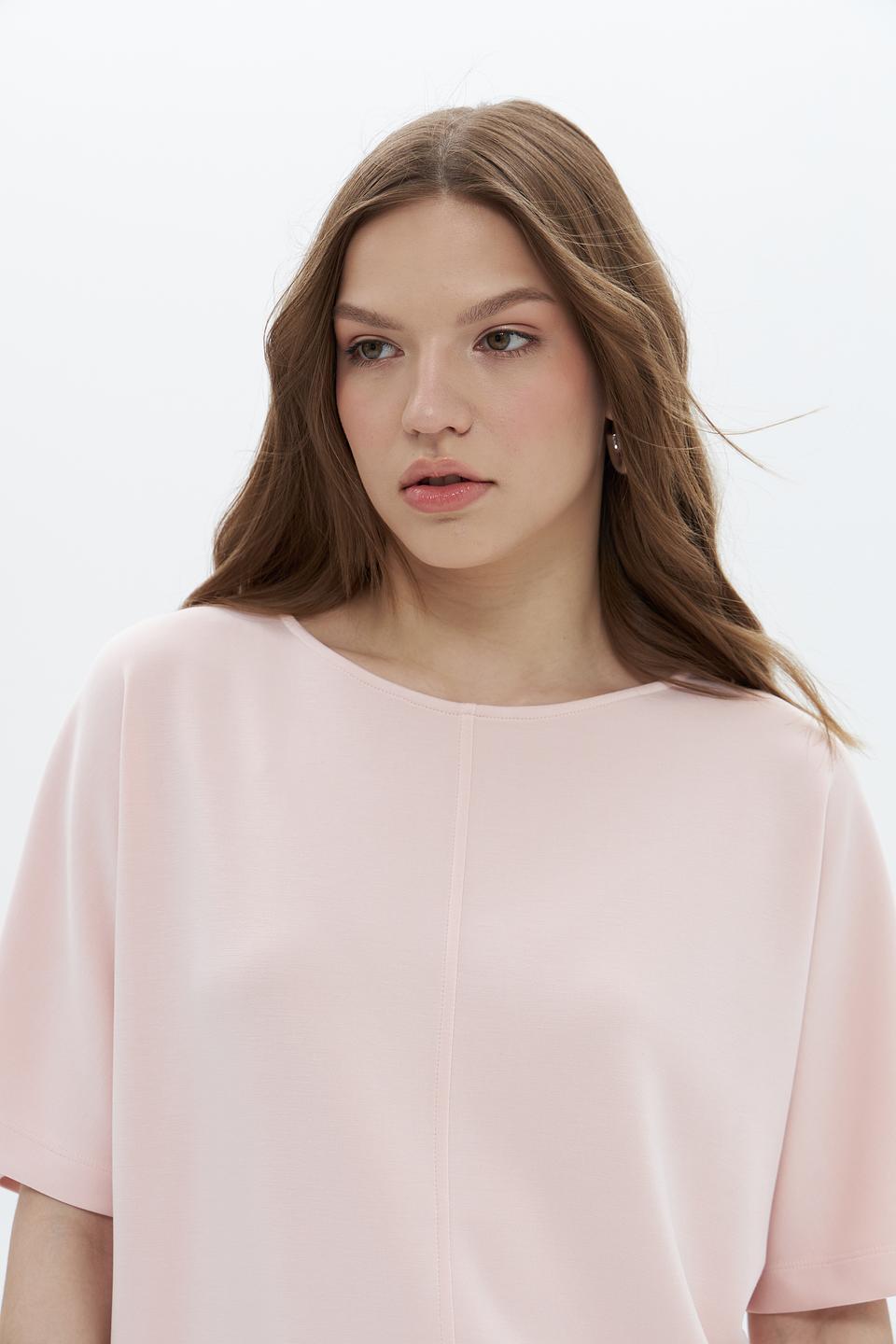 Пуловер Oui женский нежно-розовый