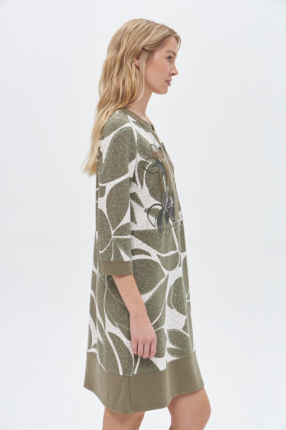 Платье Betty Barclay с принтом хаки