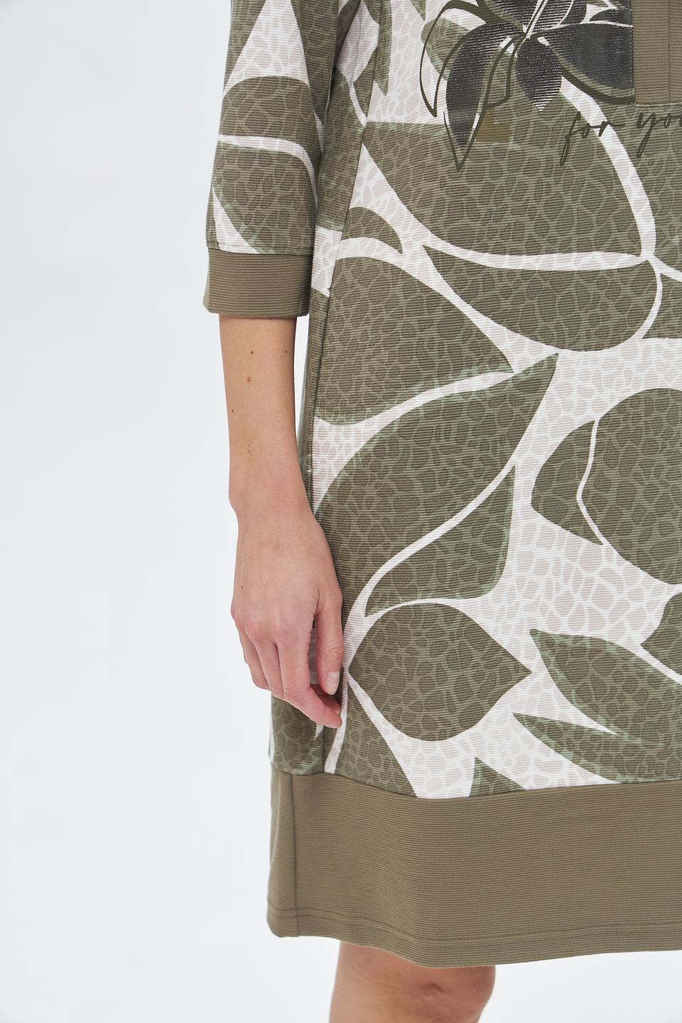 Платье Betty Barclay с принтом хаки