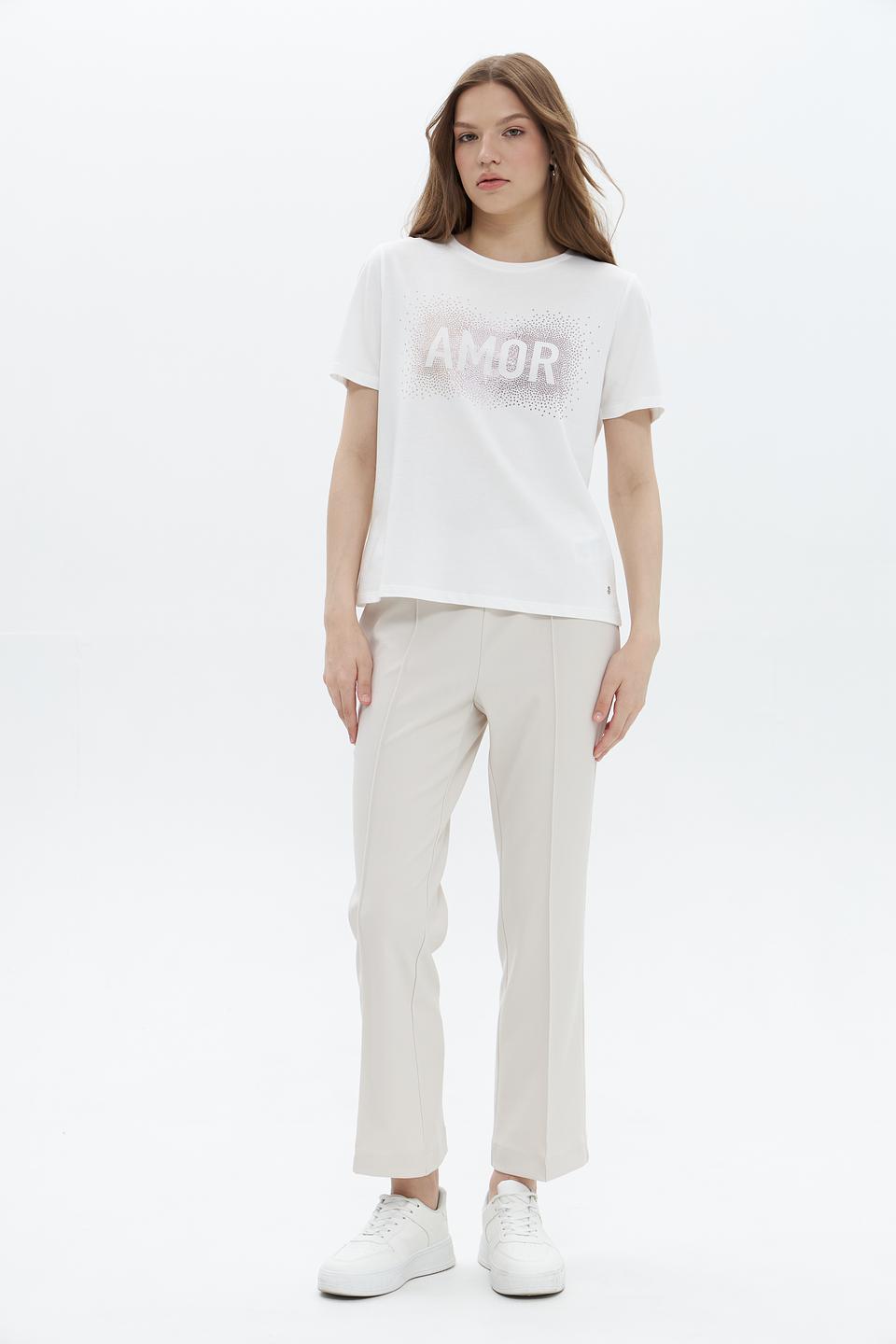 Футболка Monari с надписью AMOR