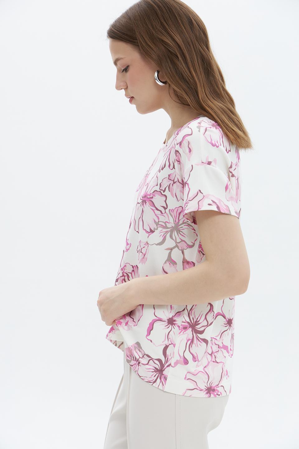 Футболка Monari с цветочным принтом