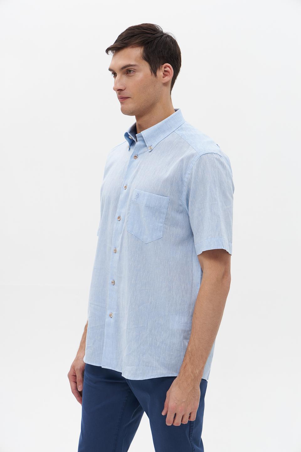 Рубашка кр Sea Barrier голубая