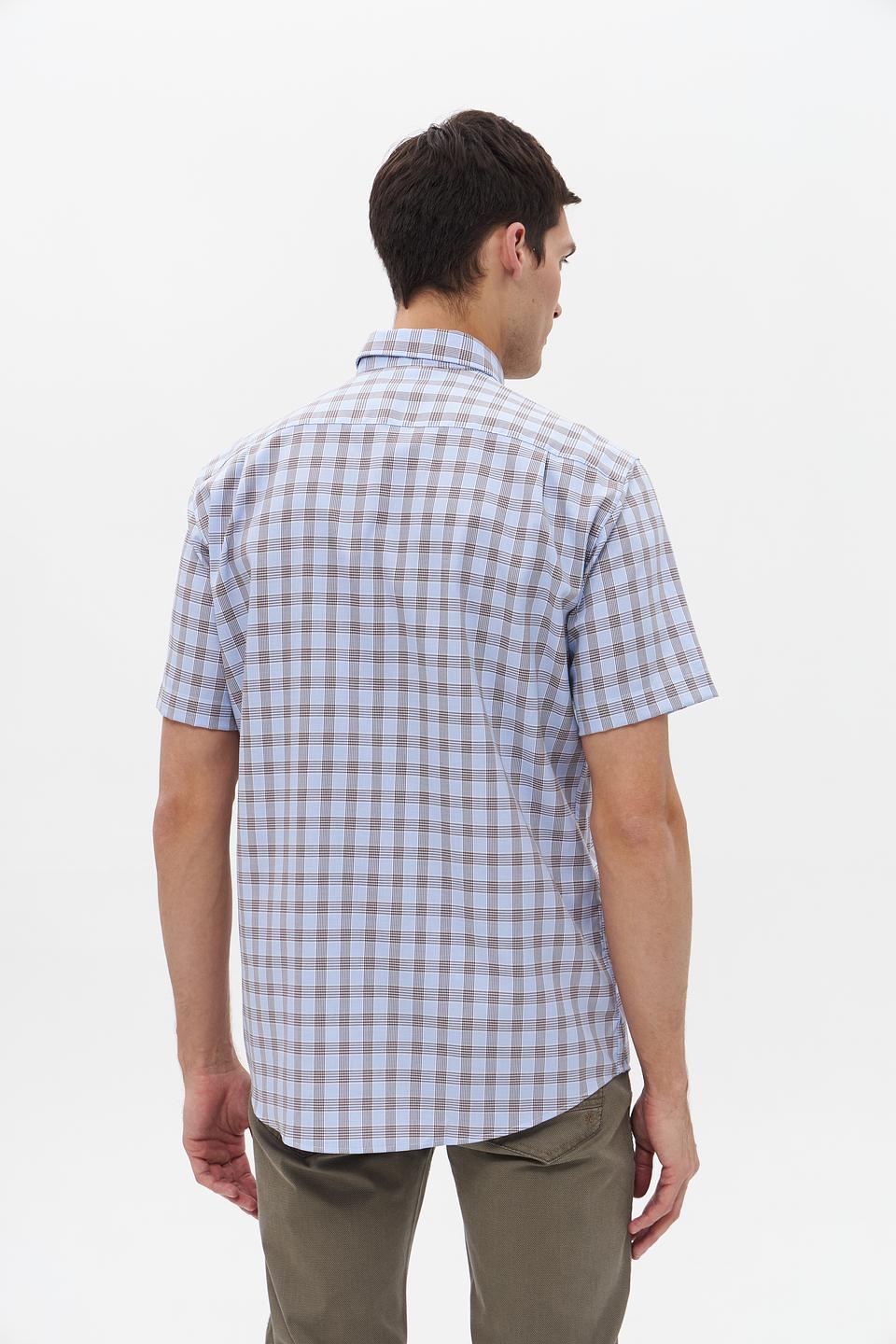 Рубашка кр-рукав Seidensticker в клетку