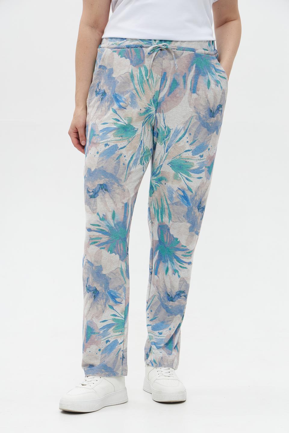 Брюки Gollehaug с цветочным принтом