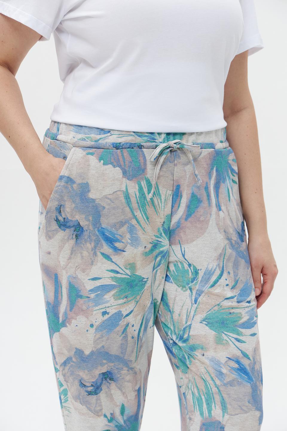 Брюки Gollehaug с цветочным принтом