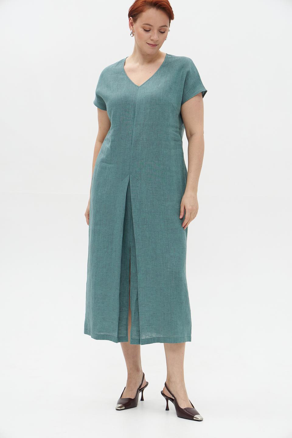Платье Electra style льняное мятное