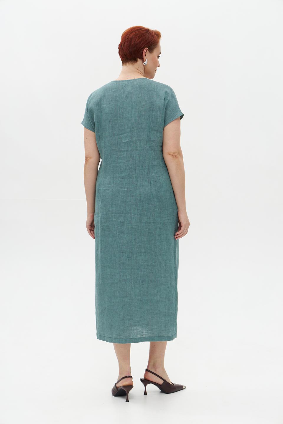 Платье Electra style льняное мятное