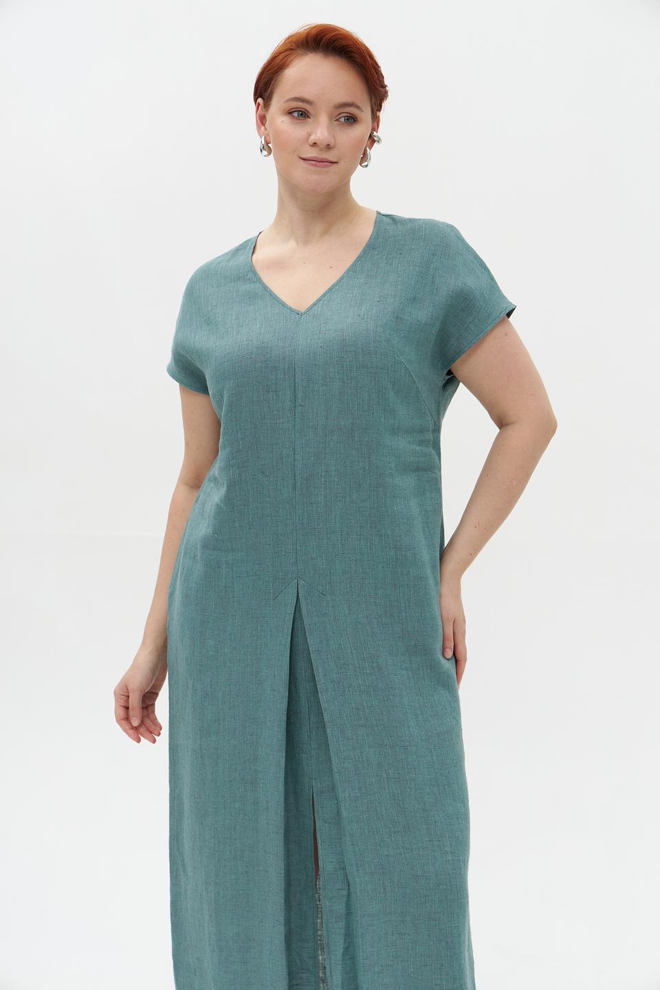 Платье Electra style льняное мятное