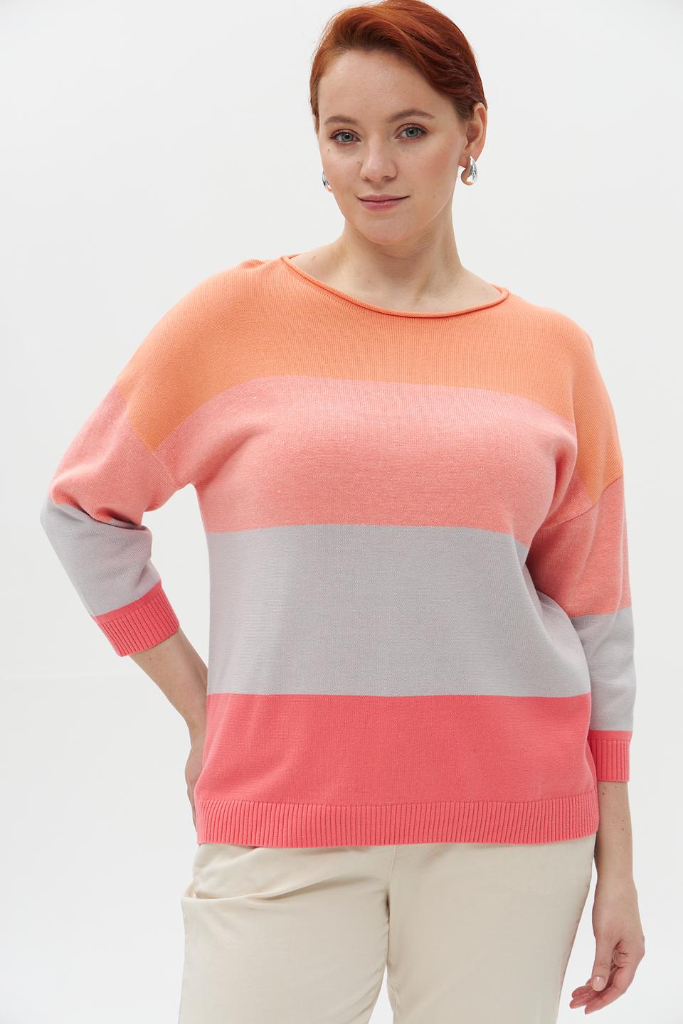 Пуловер в полоску Lebek