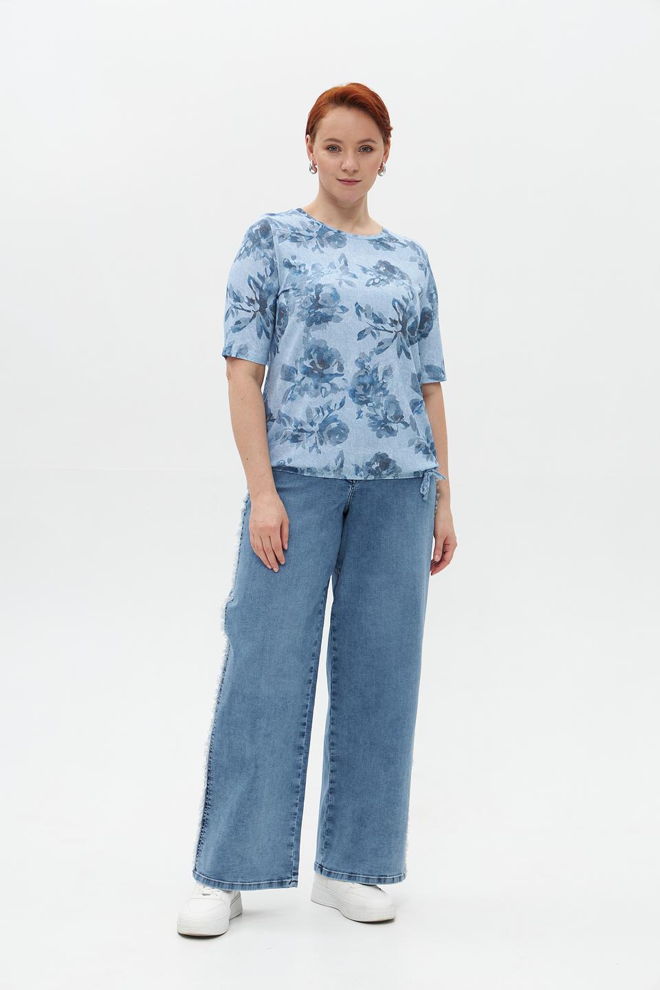 Джинсы Ppep. клеш голубые