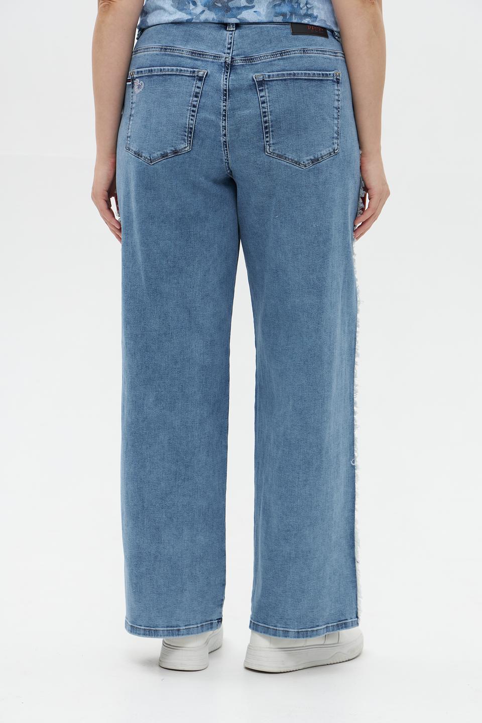 Джинсы Ppep. клеш голубые