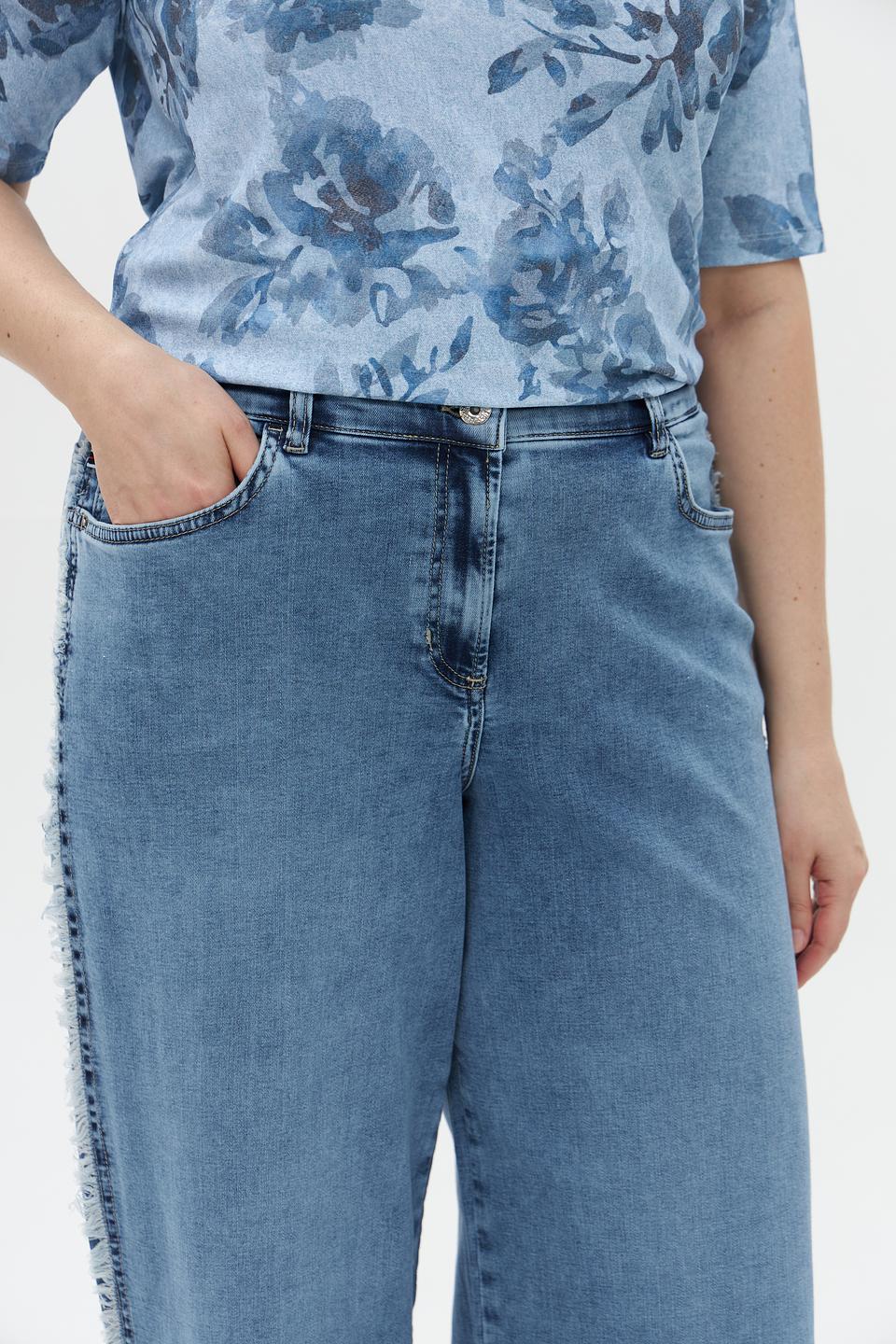 Джинсы Ppep. клеш голубые