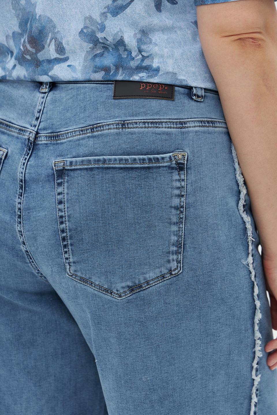 Джинсы Ppep. клеш голубые