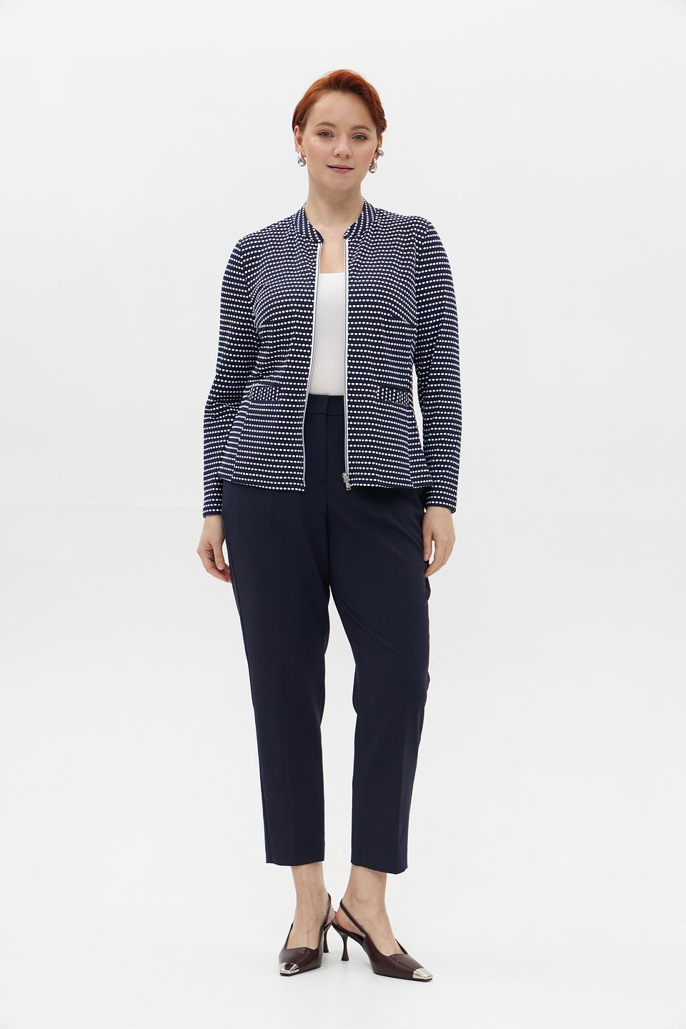 Брюки классические Samoon темно-синие