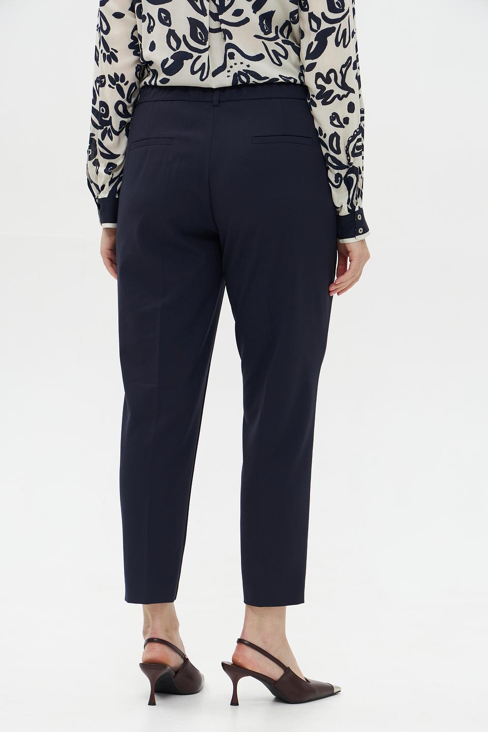 Брюки классические Samoon темно-синие