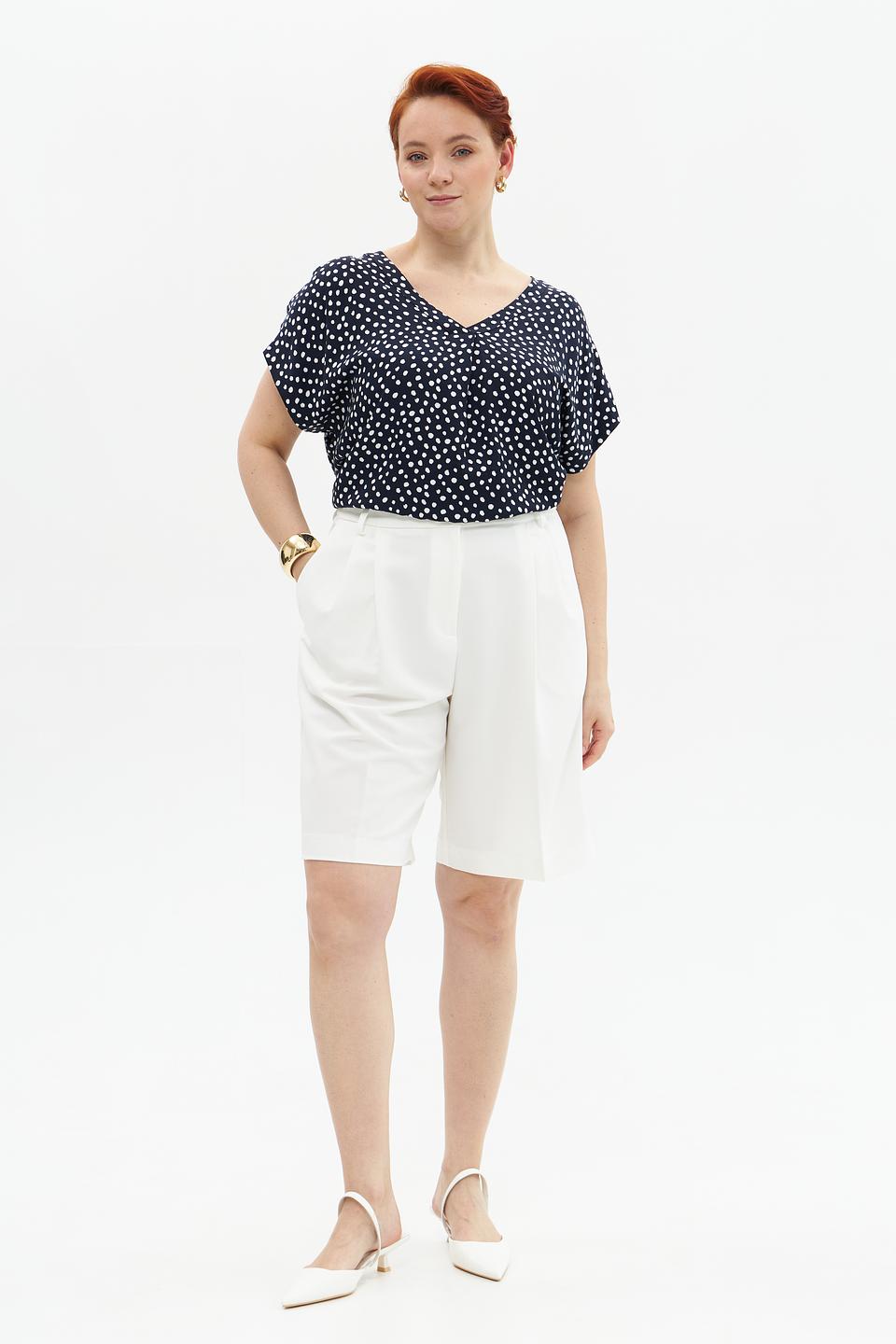 Блузка Samoon в горошек