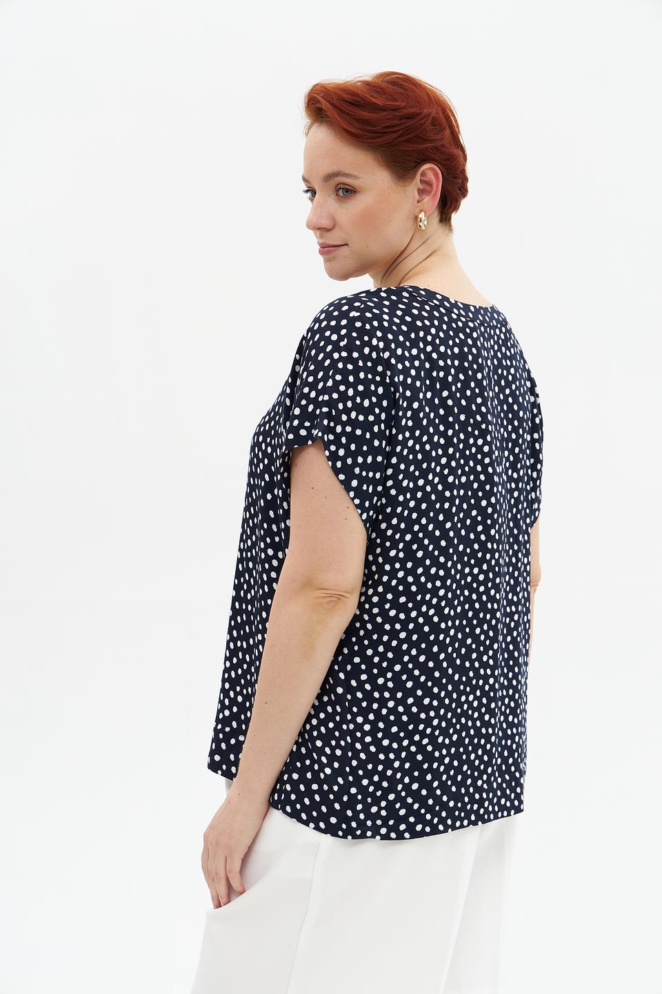 Блузка Samoon в горошек